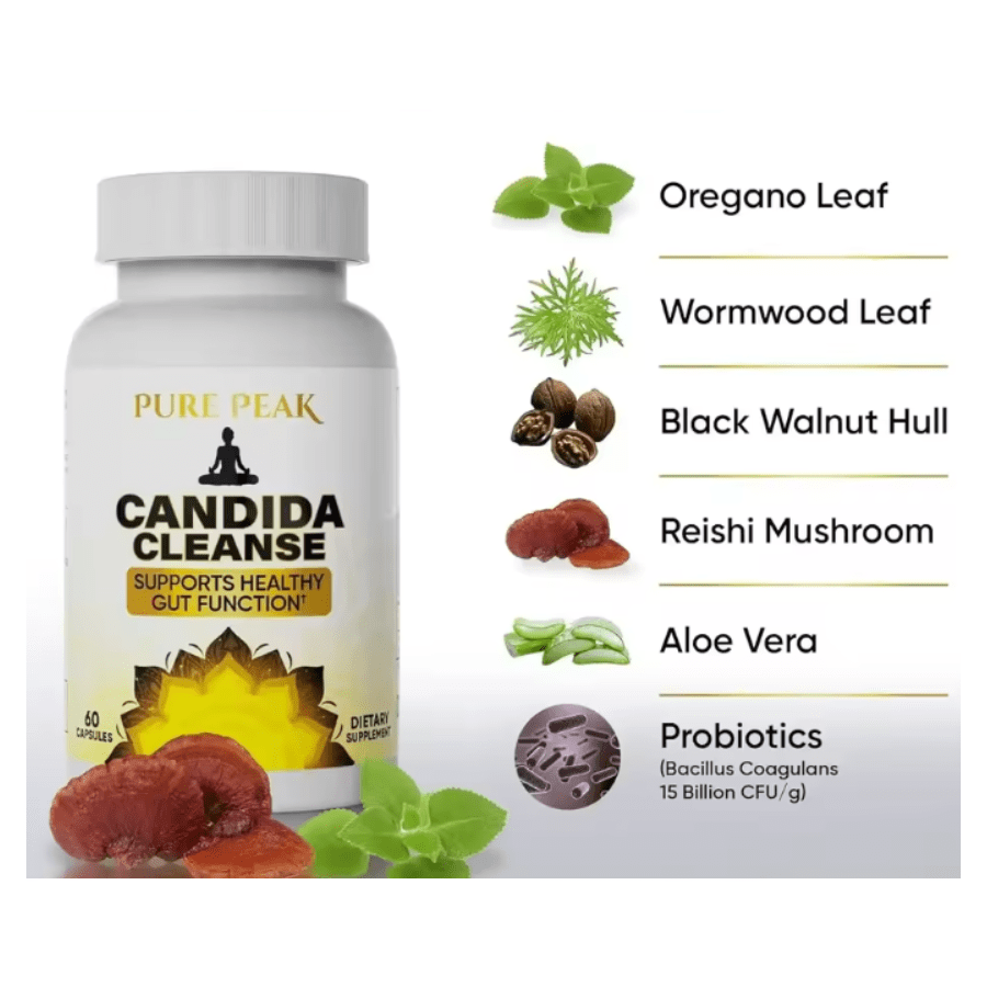 Suplemento Candida Cleanse 60 Capsulas