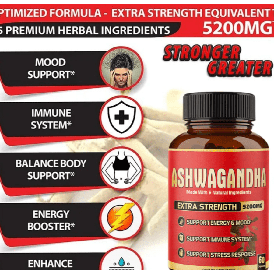 Ashwagandha Suplemento 90 Capsulas