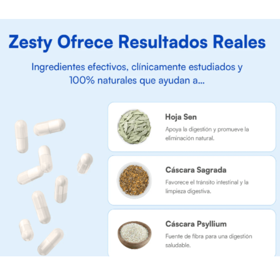 Suplemento Zetsy Limpieza 15 Dias Digest