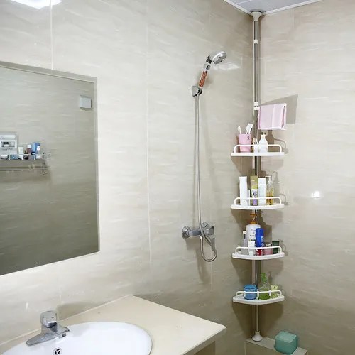 Esquinero Organizador Baño Altura Regula