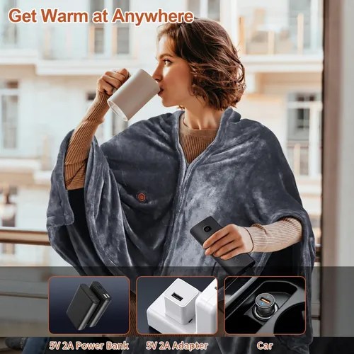 Ropa Termica Mujer Suéter Tipo Chal