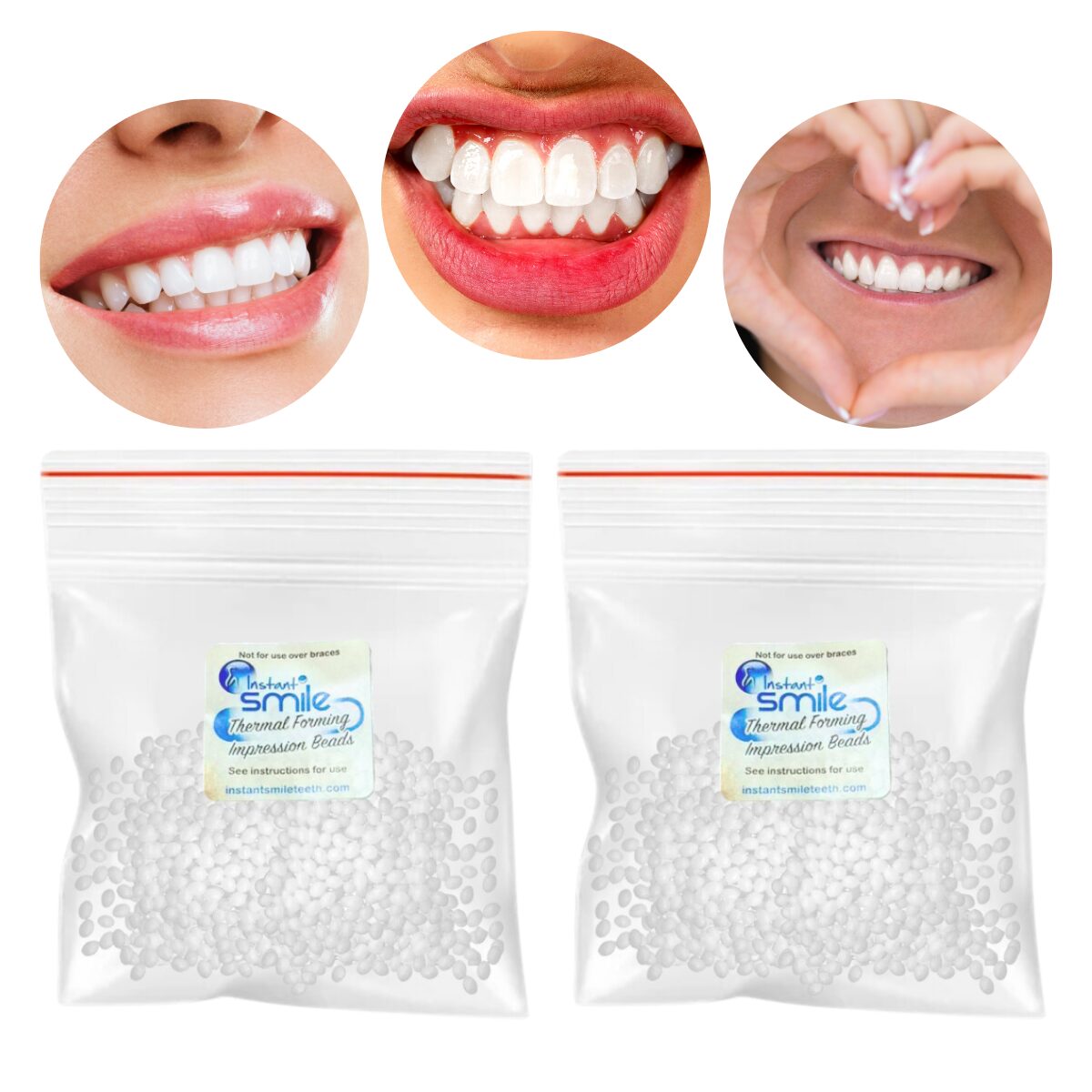Perlas Adhesivas Moldeables Dientes