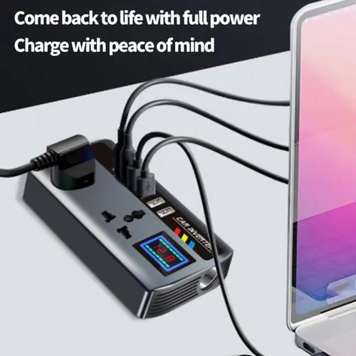 Car Inverter 200w Carga Rápida