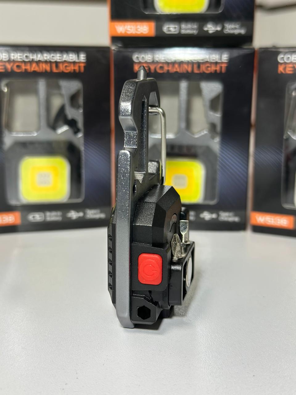 Mini Llavero con Luz LED Recargable USB