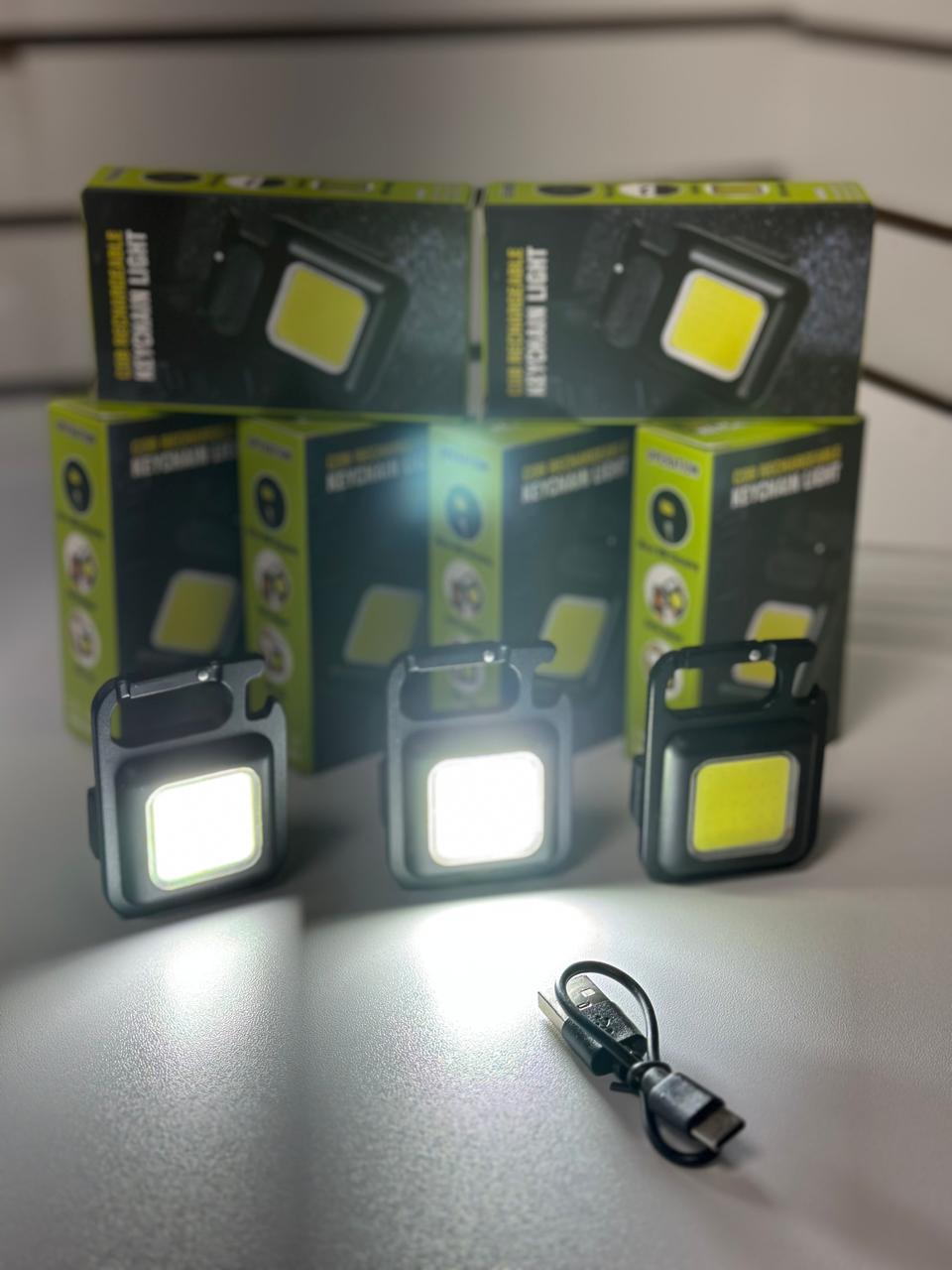 Llavero con Luz LED Recargable USB