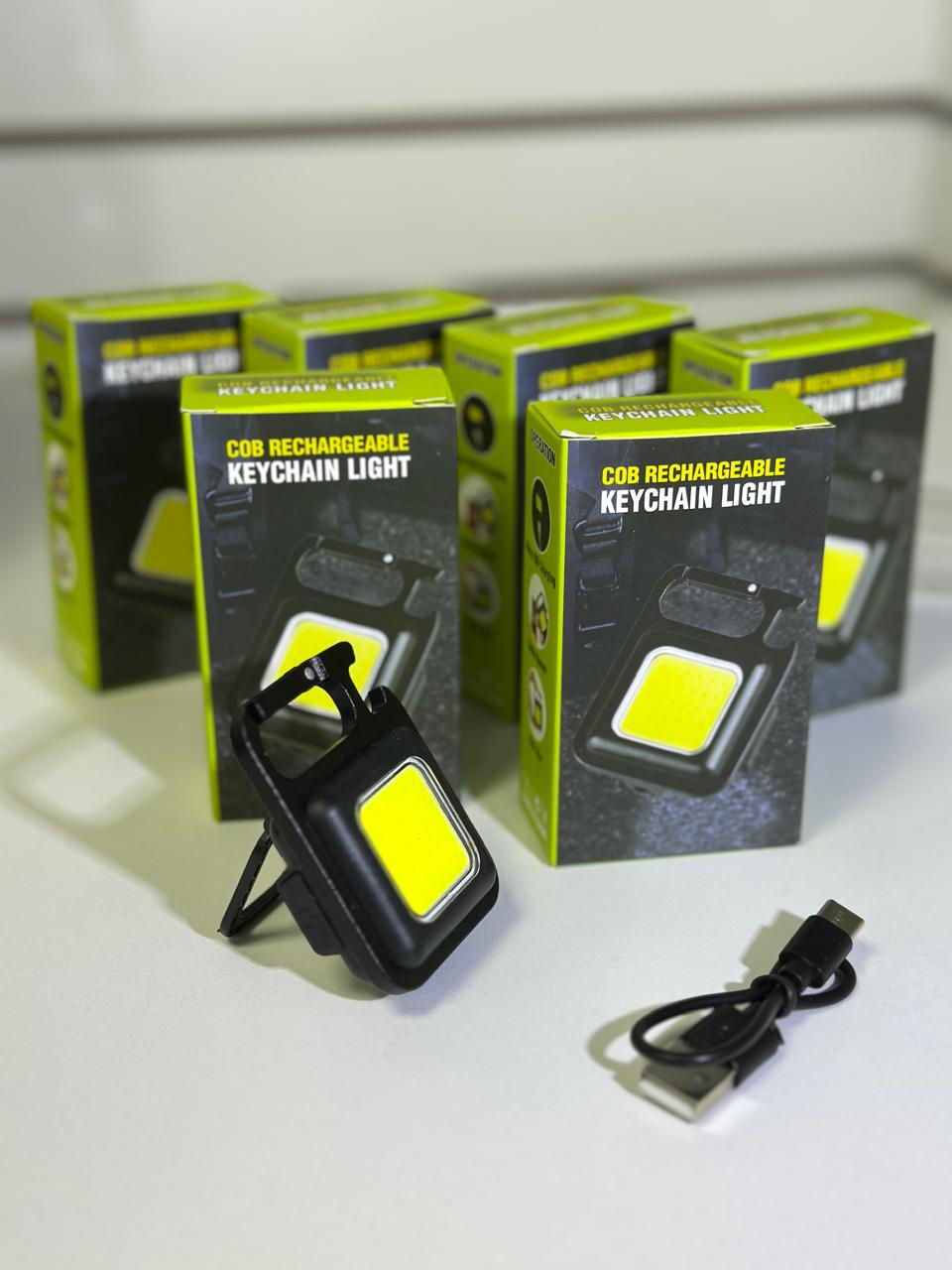 Llavero con Luz LED Recargable USB