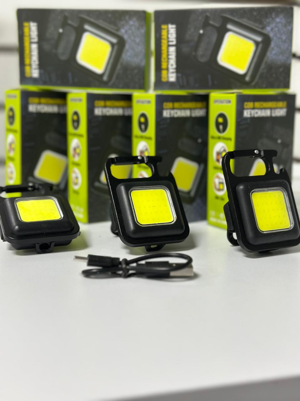 Llavero con Luz LED Recargable USB