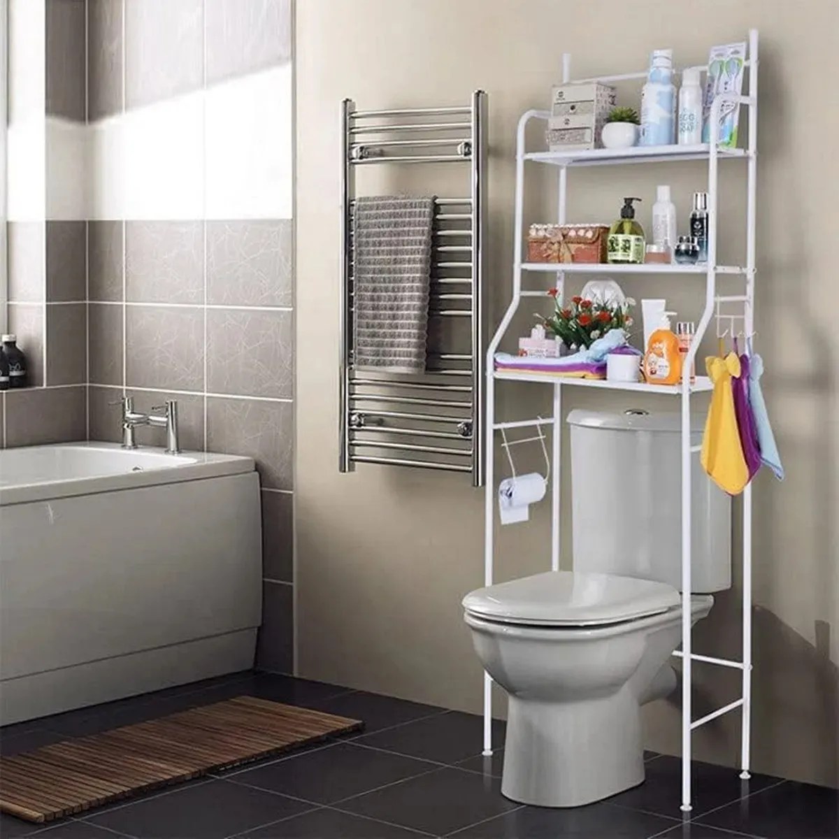 COMBO RACK DE BAÑO + ESQUINERO