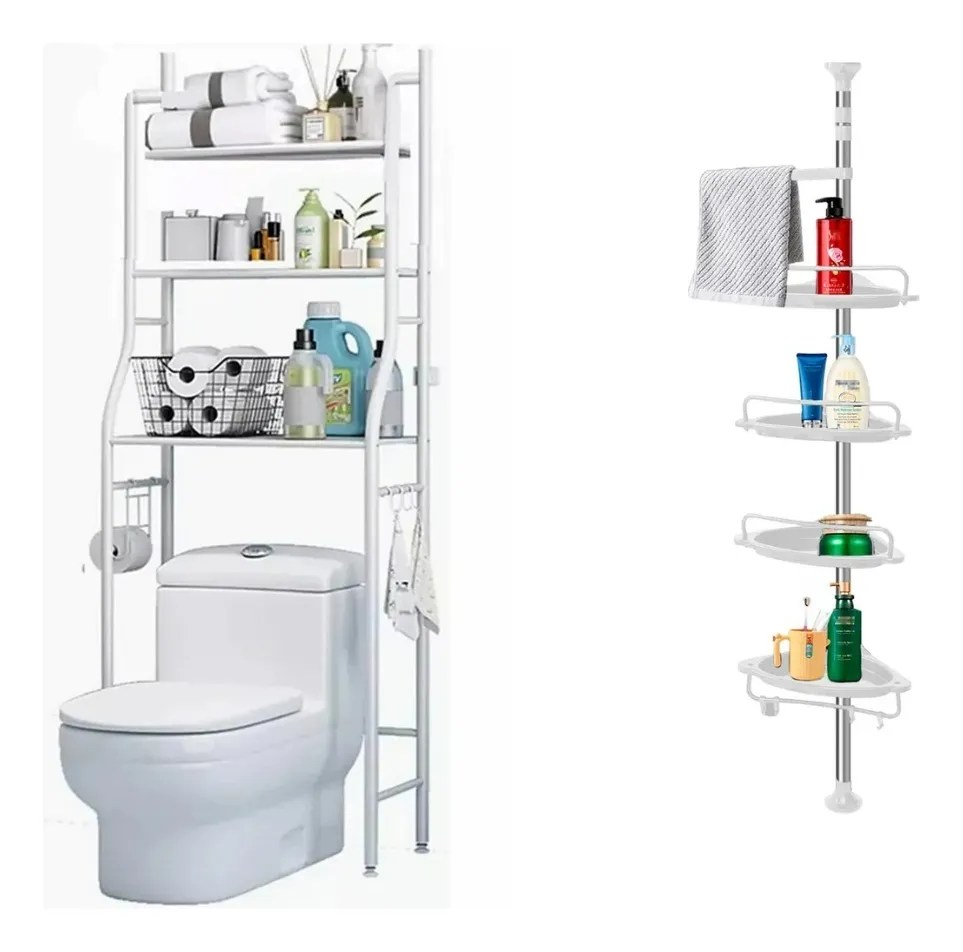 COMBO RACK DE BAÑO + ESQUINERO