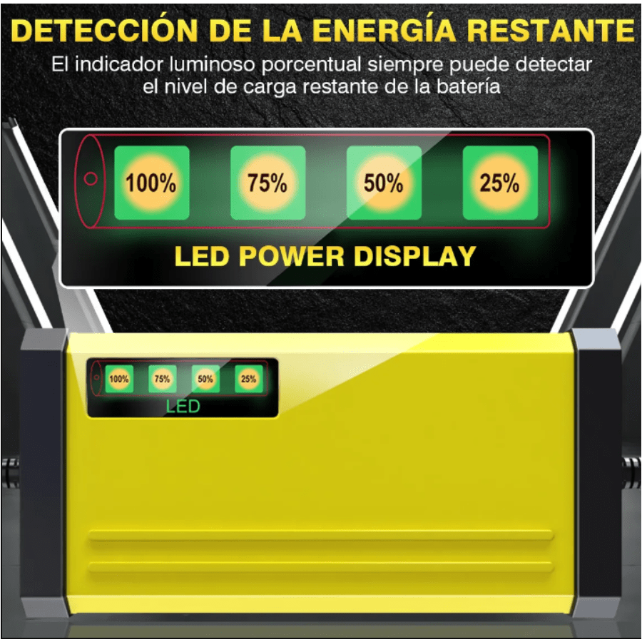 Cargador De Baterías Automotriz Intelige