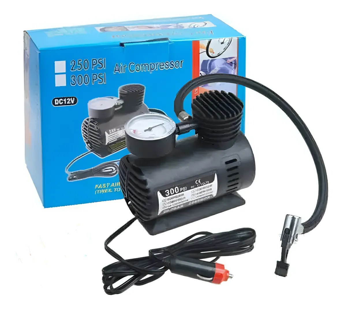 Mini Bomba De Aire Para Inflar 12v Portá