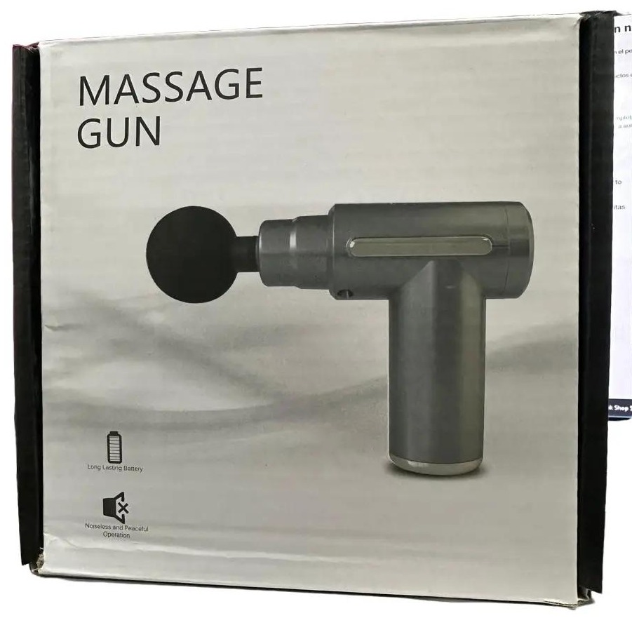 PISTOLA DE MASAJE CORPORAL 4 CABEZALES