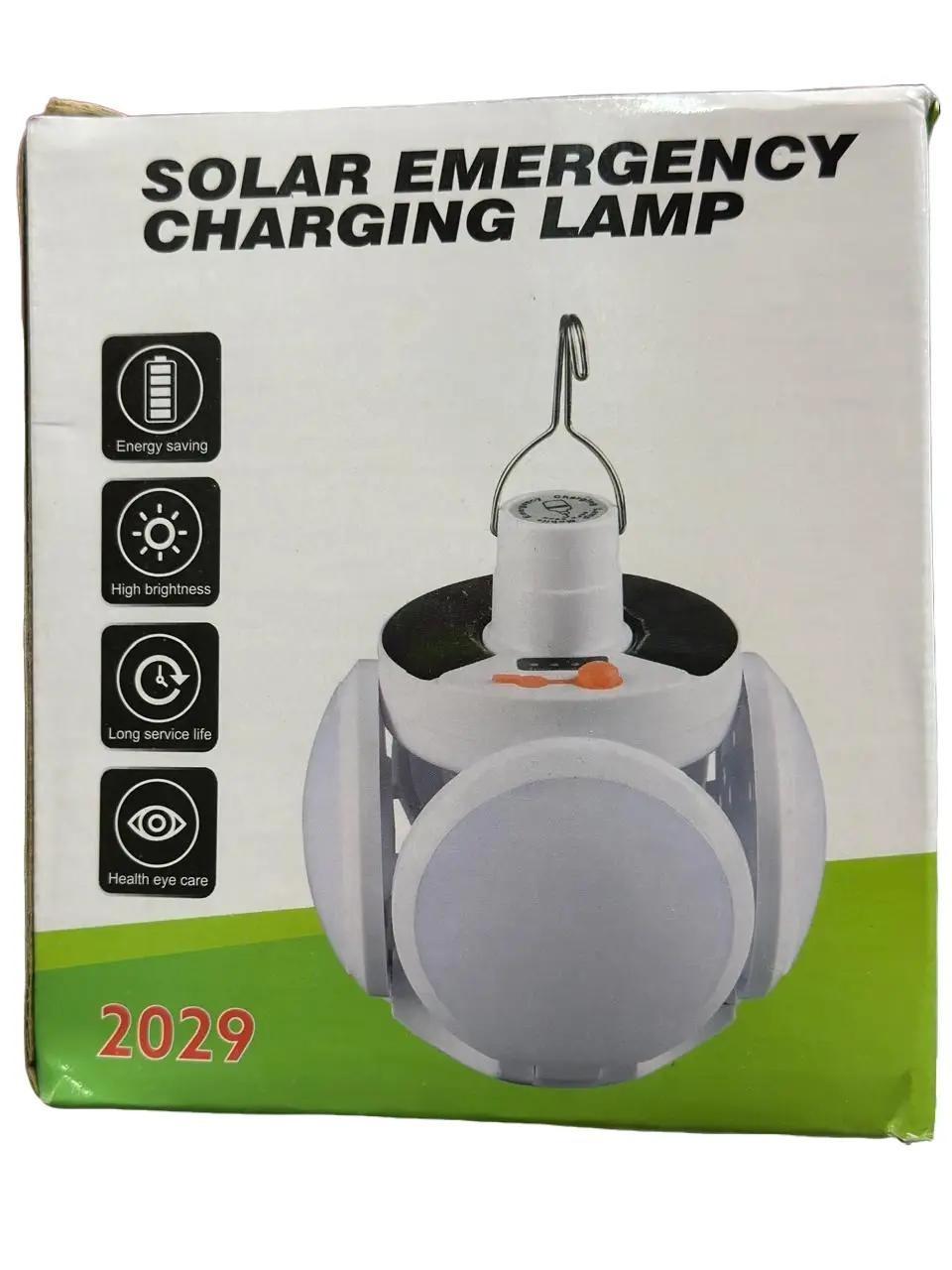 LAMPARA SOLAR PLEGABLE PORTATIL