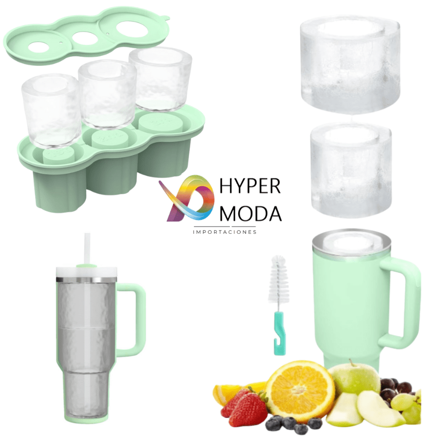 Bandeja Molde 3 Cubos de Hielo Stanley