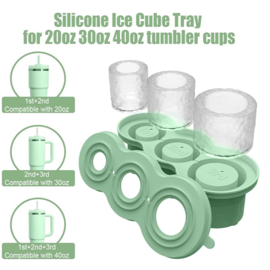 Bandeja Molde 3 Cubos de Hielo Stanley