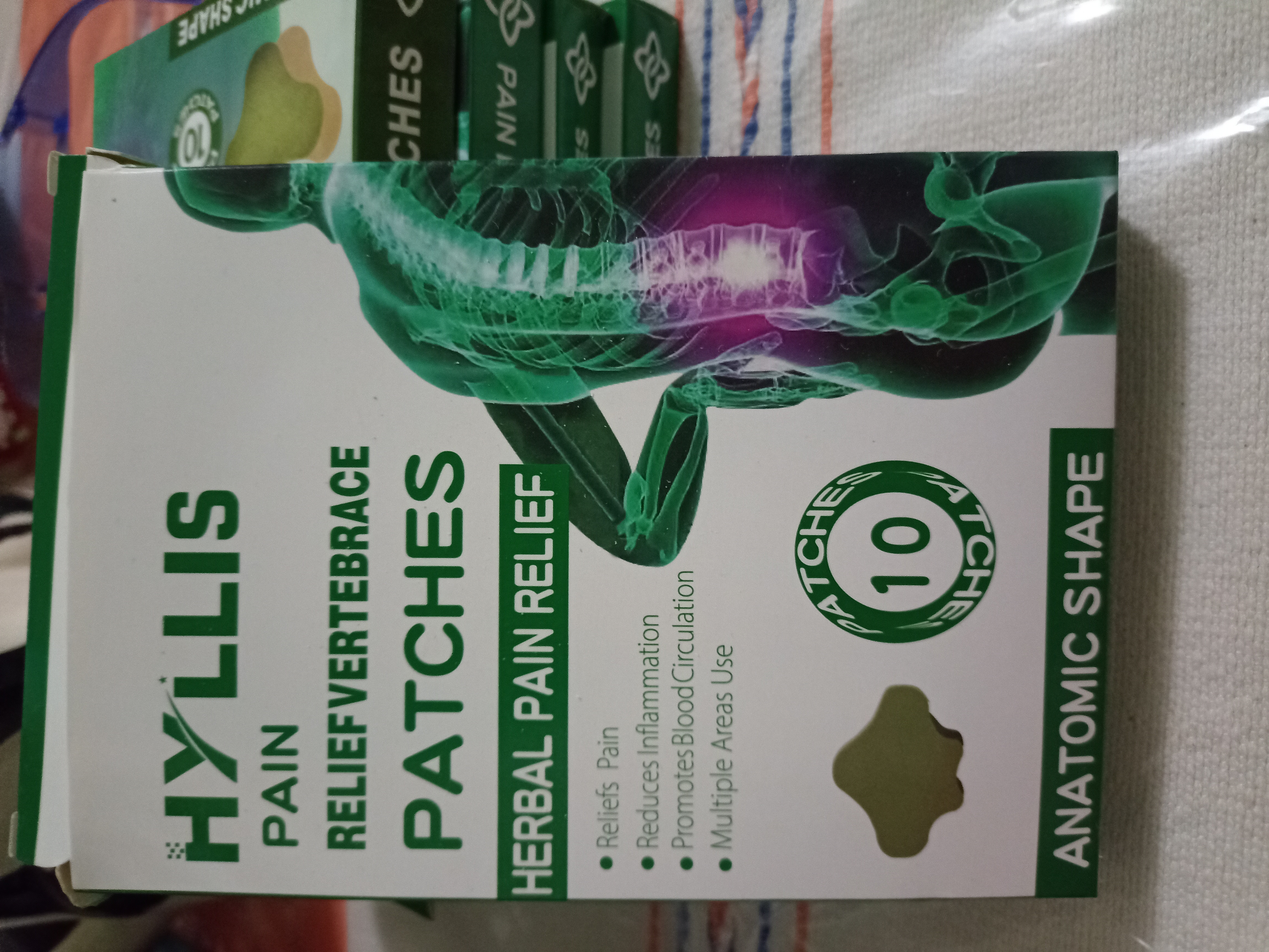 50 PARCHES HERBALES PARA DOLOR  MUSCULAR