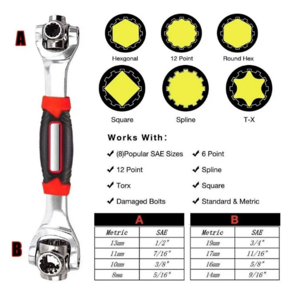 Llave Universal 48 En 1