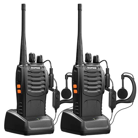 RADIOS WALKIE TALKIE BF-888S RECARGABLES