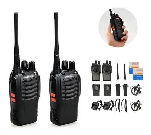 RADIOS WALKIE TALKIE BF-888S RECARGABLES