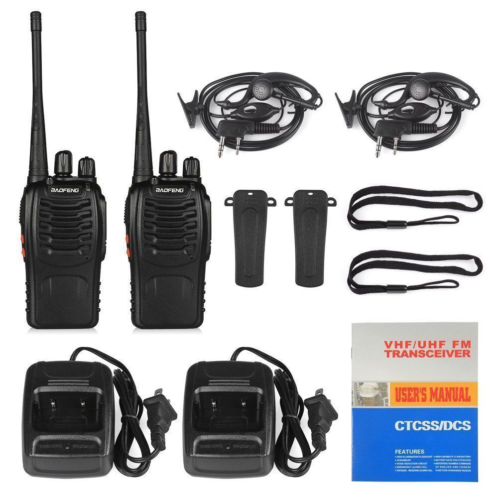 RADIOS WALKIE TALKIE BF-888S RECARGABLES