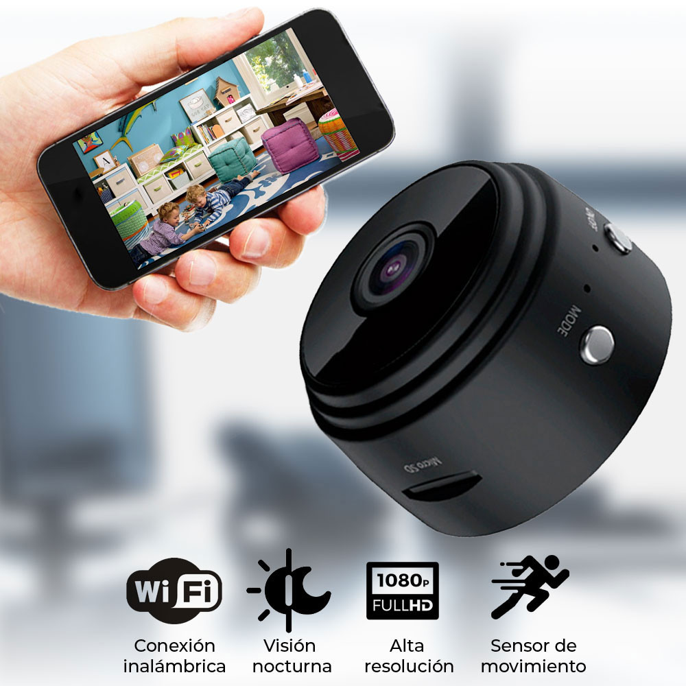 Mini Camara Wifi Vision Nocturna
