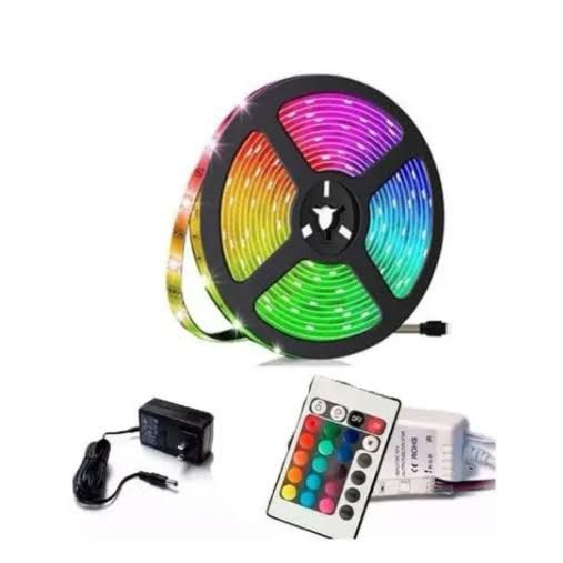 CARRETE TIRA LED RBG 5M CON CONTROL