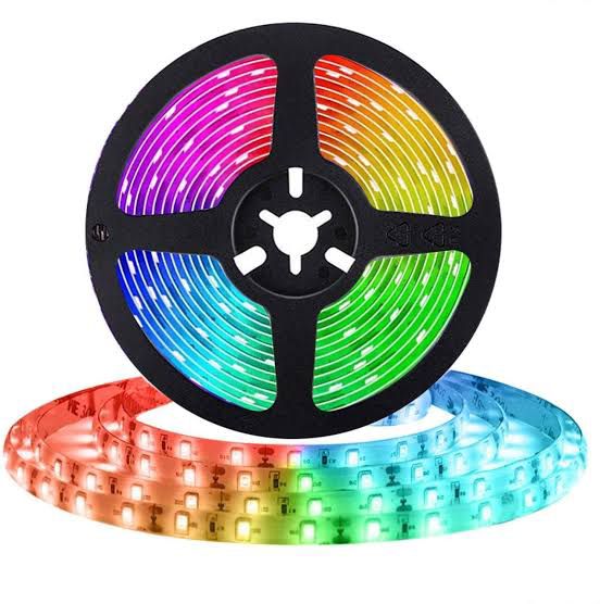 CARRETE TIRA LED RBG 5M CON CONTROL