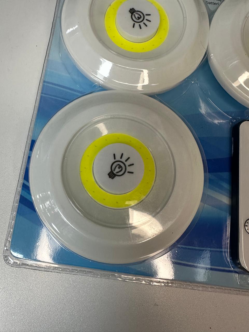 SET DE 3 LUCES LED CON CONTROL REMOTO