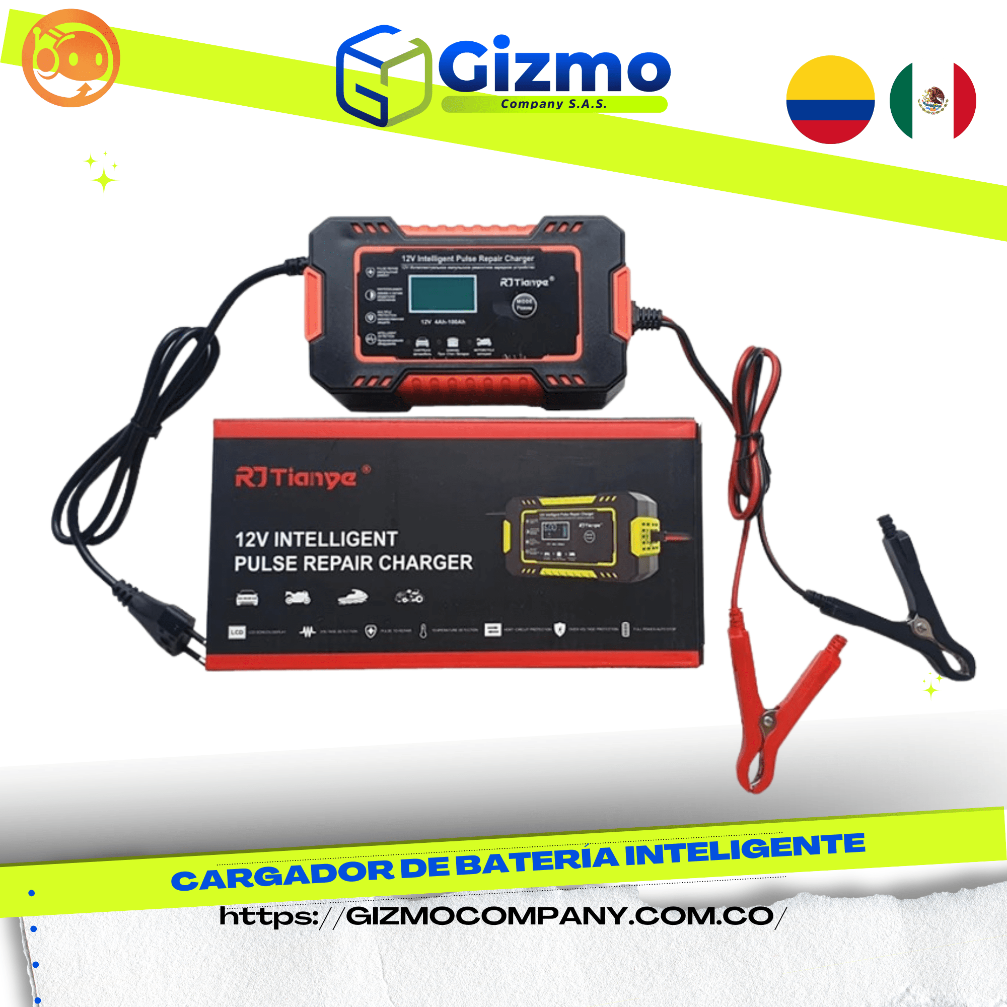 Cargador De Batería Inteligente
