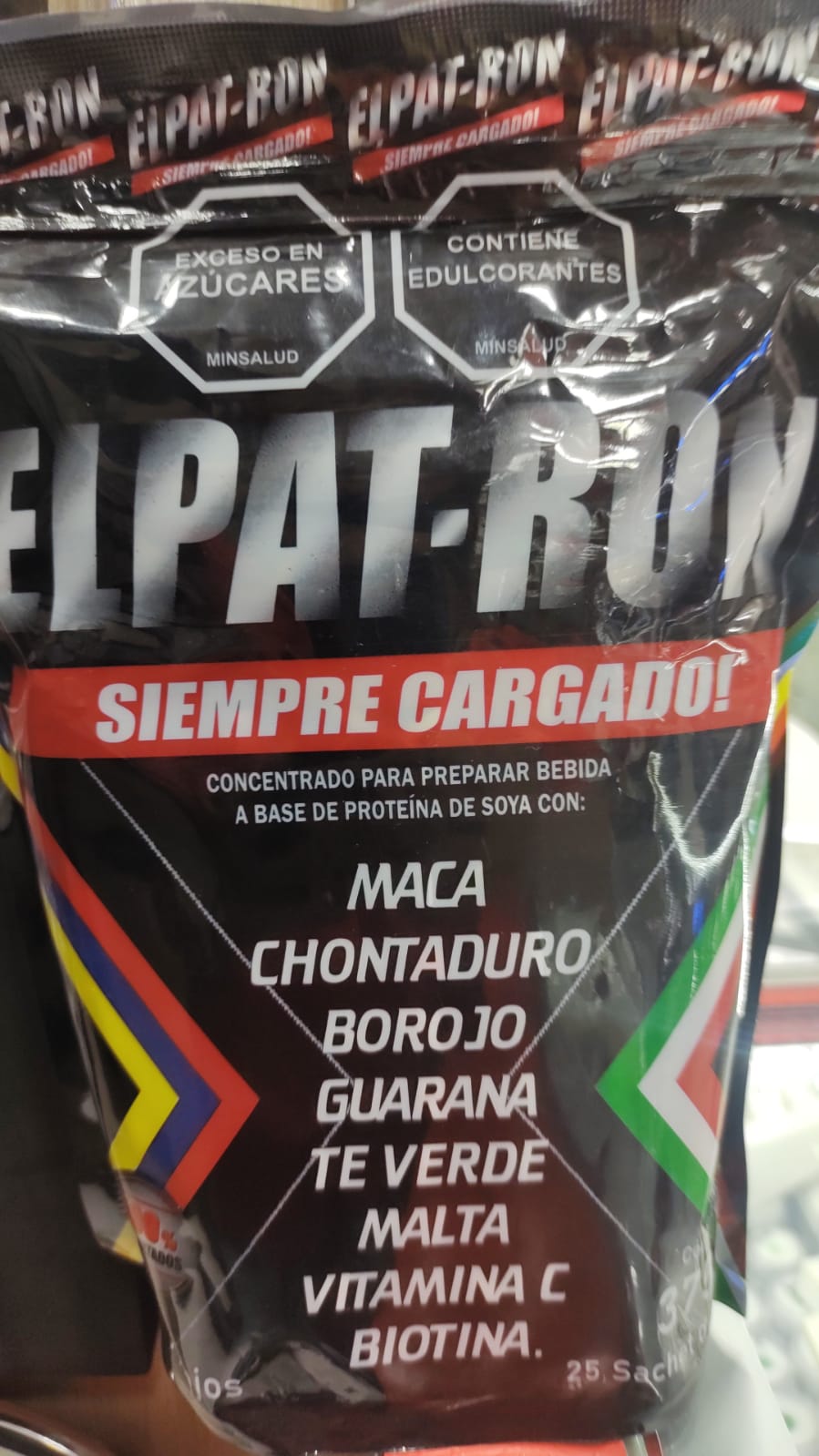 El PAT-RON bolsa 25 sobre 25 ML