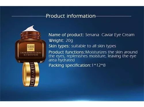 CREMA ELIMINADORA DE OJERAS DE CAVIAR