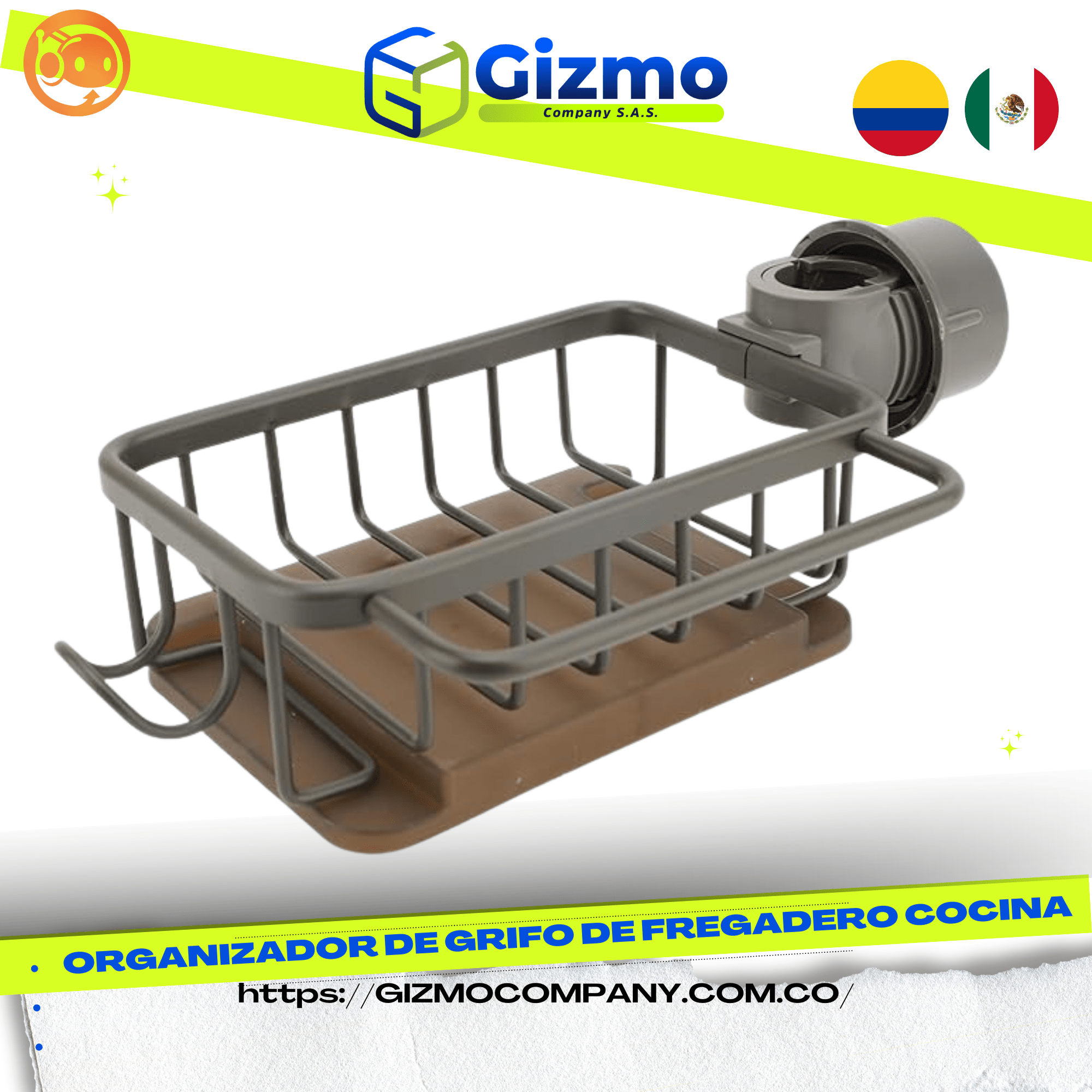 Organizador de Grifo de Fregadero Cocina