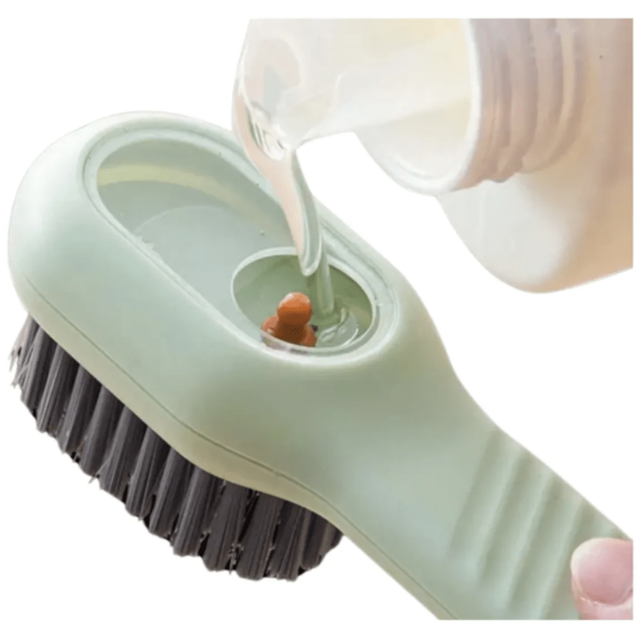 Cepillo Limpieza Con Dispensador Jabon