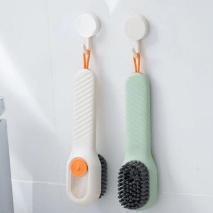 Cepillo Limpieza Con Dispensador Jabon
