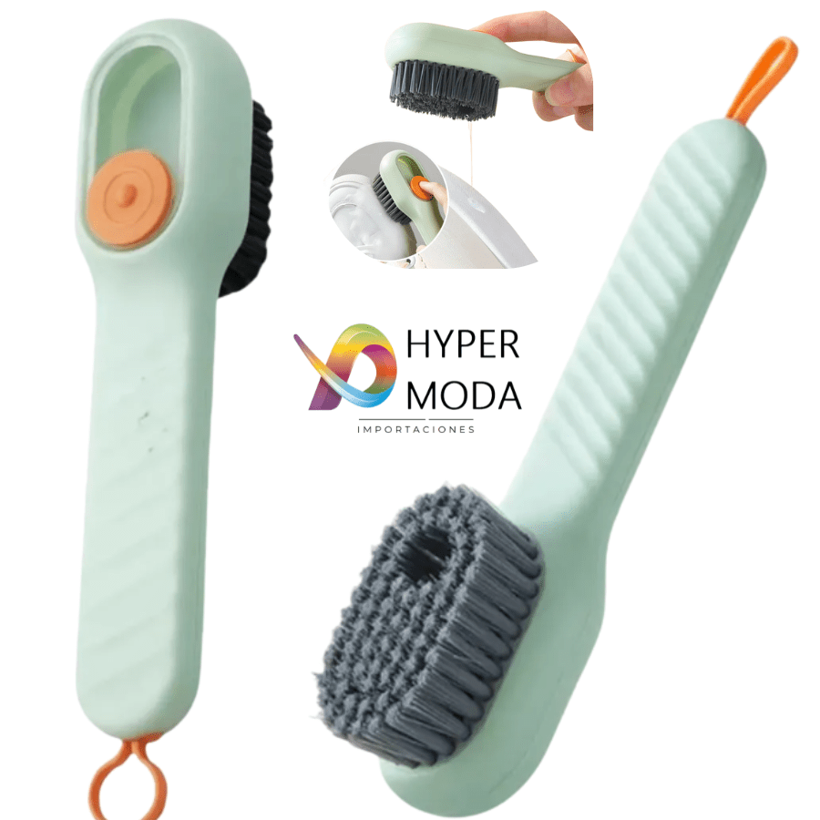 Cepillo Limpieza Con Dispensador Jabon