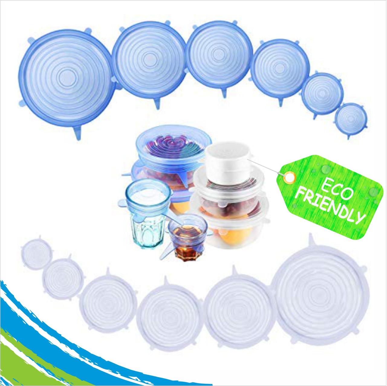 Seis Tapas Redondas de Silicon