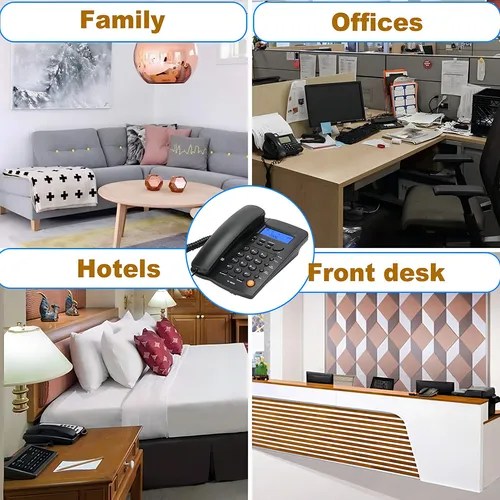 Teléfono alambrico de casa homedesk