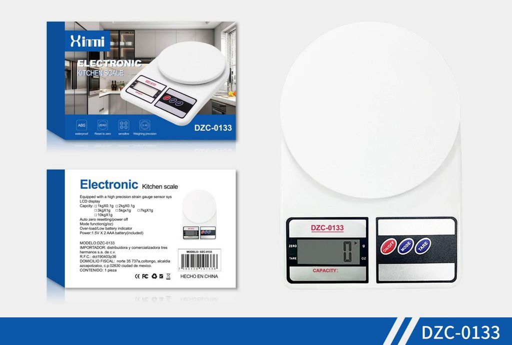 Báscula Digital Gramera para Cocina