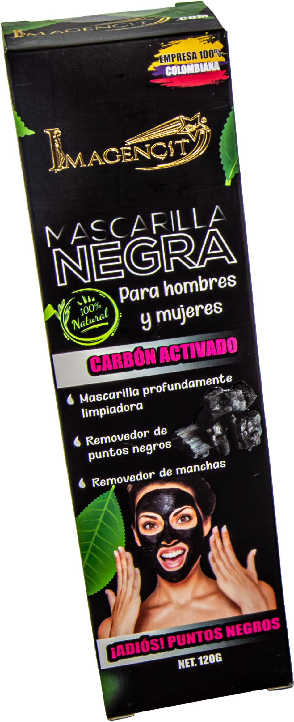 3Pack Mascarilla-Dorada/Verde/puntos tub