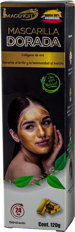 3Pack Mascarilla-Dorada/Verde/puntos tub