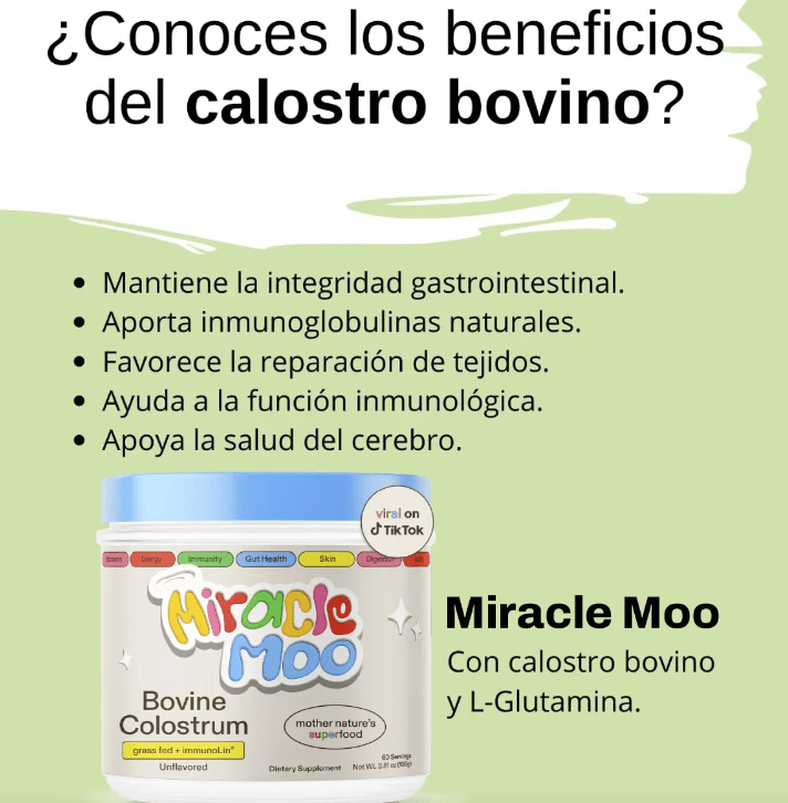 Suplemento Calastro Bovino Moo 108 gramo