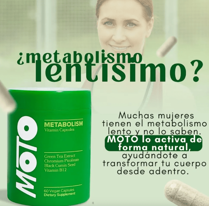 Suplemento Moto Metabolismo 60 Cap