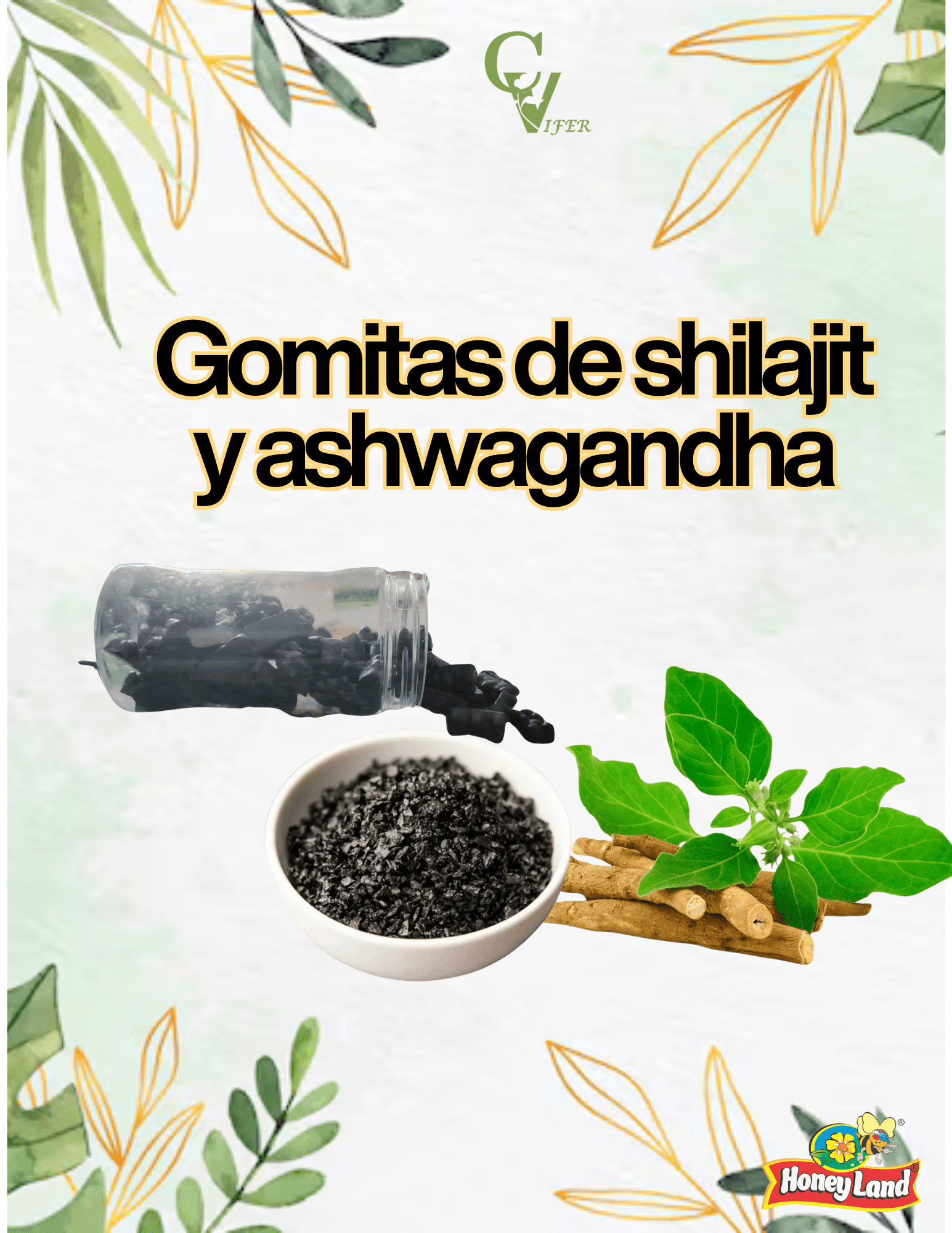 Gomitas de Shilajit y Ashwagandha
