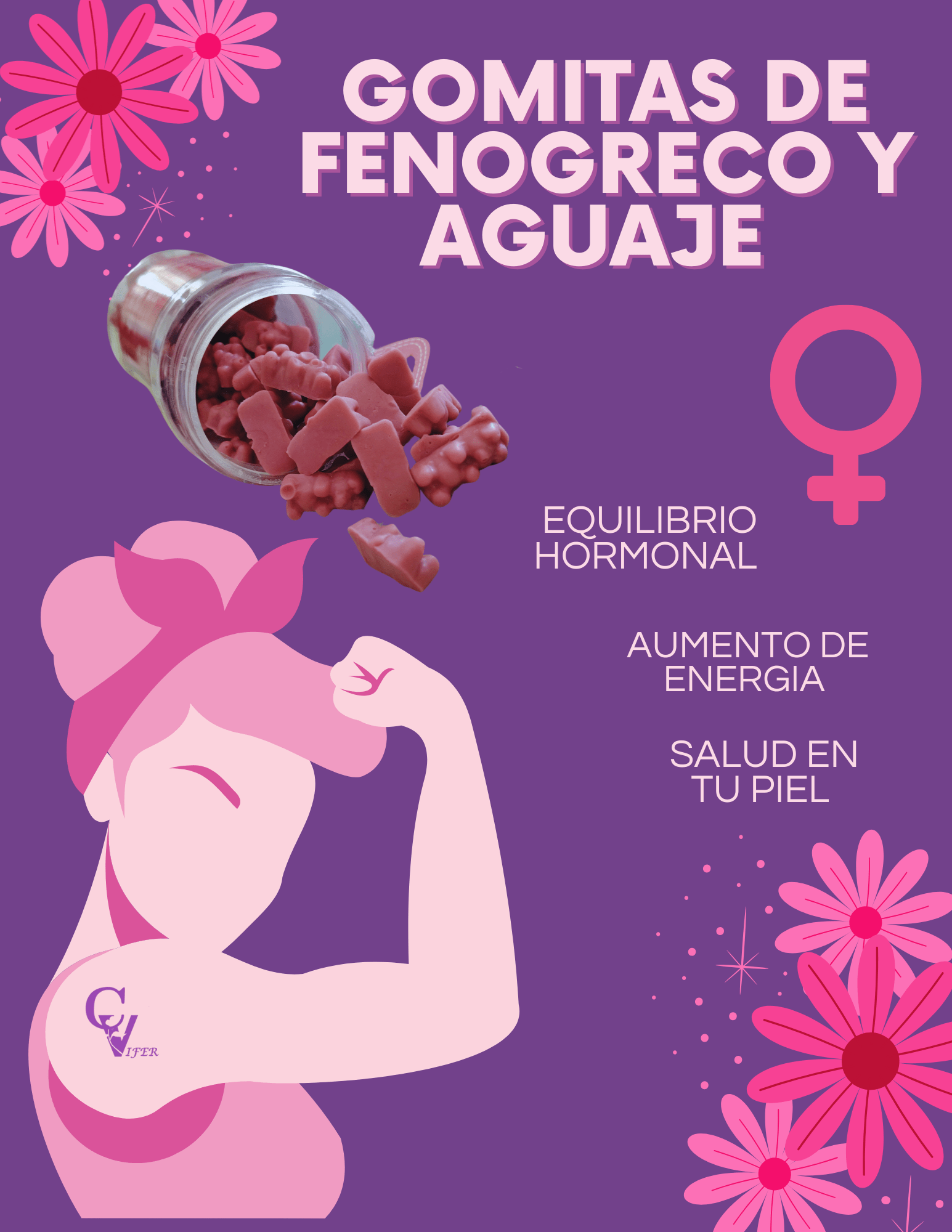 Gomitas de Fenogreco y Aguaje