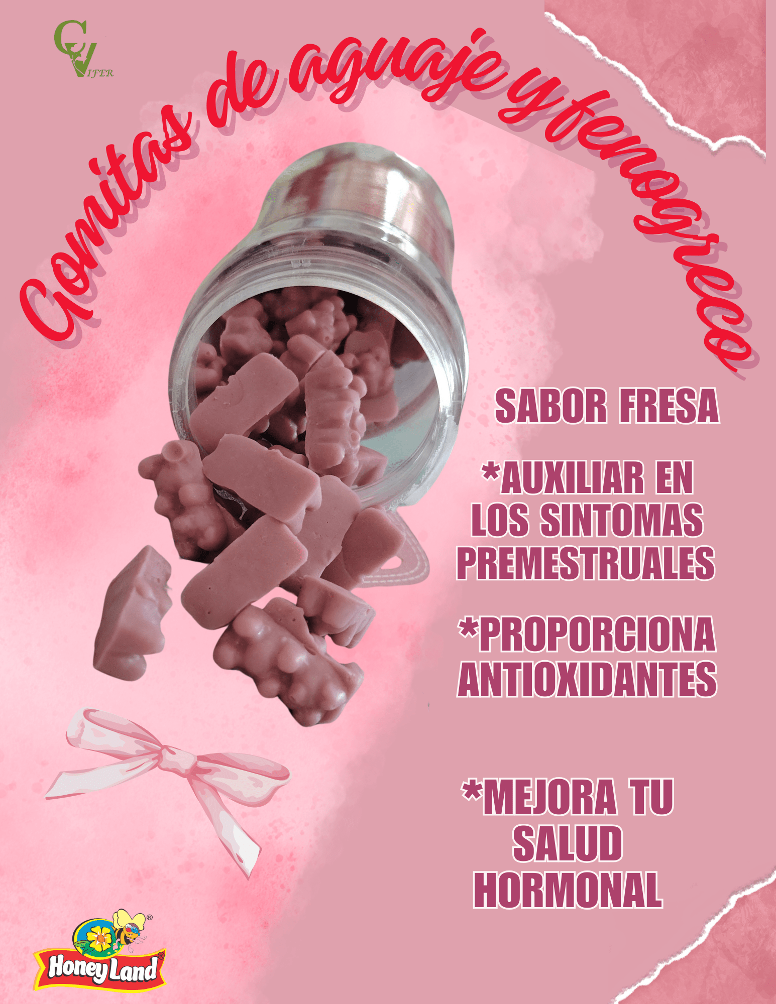 Gomitas de Fenogreco y Aguaje