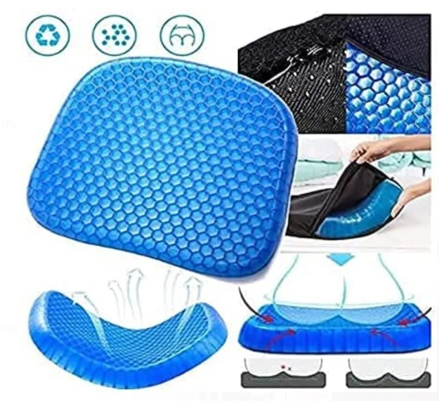 Cojin Gel Silicon Ergonómico Asiento