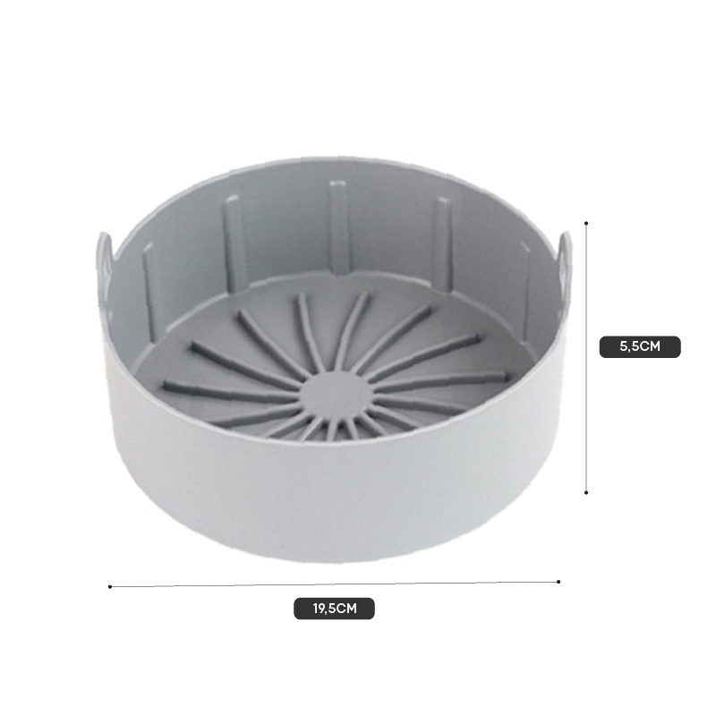 Olla de silicona para airfryer