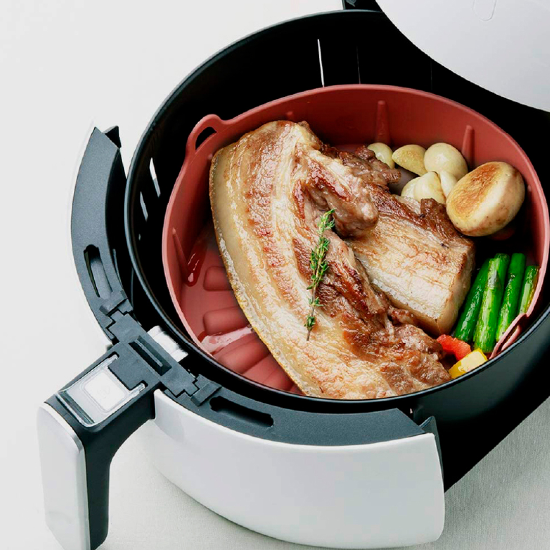 Olla de silicona para airfryer