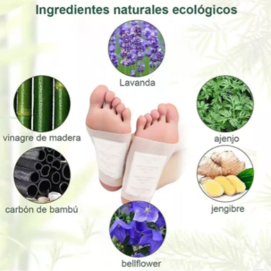 10 parches KINOKI desintoxicantes