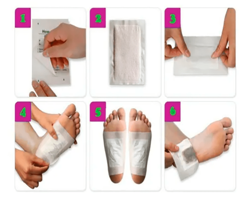 10 parches KINOKI desintoxicantes